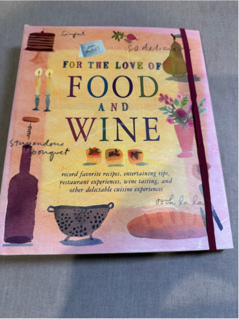 Pepper Pot “For The Love of Food and Wine” Journal & Experience Book